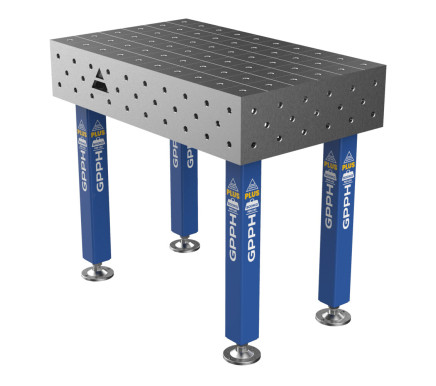 Зварювальний стіл PLUS на опорах 1000x600 mm fi16 mm Сітка 100x100 mm