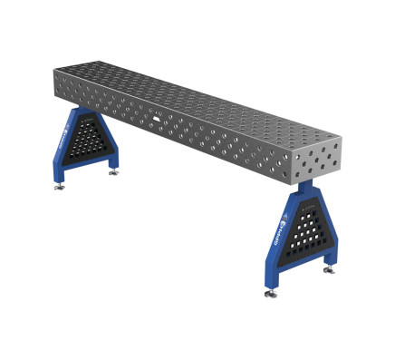 Зварювальна опора TRESTLE EXPERT на опорах 2400x400x200 mm fi 28 mm Сітка Діагональна