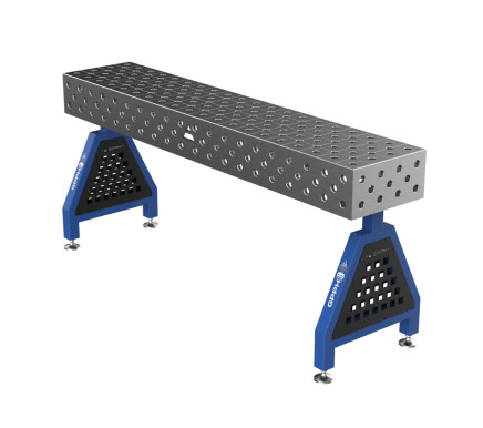 Зварювальна опора TRESTLE EXPERT на опорах 2000x400x200 mm fi 28 mm Сітка Діагональна