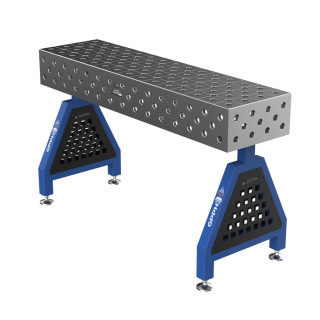 Сварочная опора TRESTLE EXPERT на опорах 1500x400x200 мм ф28 мм Сетка Диагональная