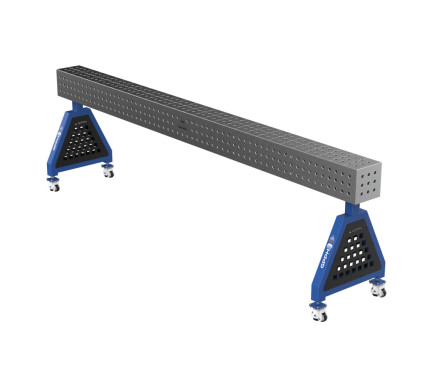 Сварочная опора TRESTLE PRO на колесах 3000x200x200 fi16 мм Сетка 50x50 мм