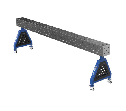 Сварочная опора TRESTLE PRO на колесах 3000x200x200 fi28 мм Диагональная Сетка