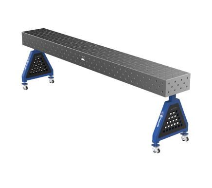 Зварювальна опора TRESTLE PRO на колесах 3000x400x200 fi16 mm Сітка Діагональна