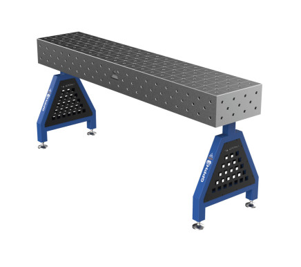 Зварювальна опора TRESTLE PRO на опорах 2000x400x200 mm fi 16 mm Сітка Діагональна