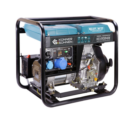 Дизельний генератор «Könner & Söhnen» KS 6100HDE (EURO V)