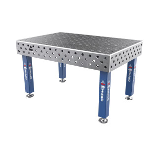 Сварочный стол PRO на опорах 1500x1000 mm fi28 mm Сетка 100x100 mm