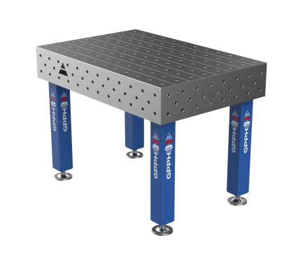 Зварювальний стіл PRO на опорах 1200x800 mm fi16 mm Сітка 100x100 mm