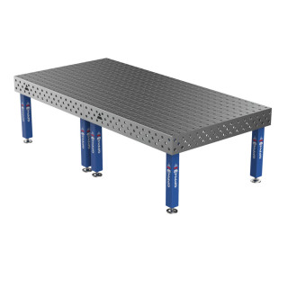 PRO Welding Table on Supports 3000x1480 mm fi28 mm Grid 100x100 mm