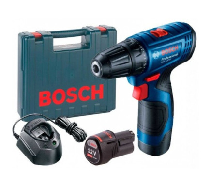Аккумуляторная дрель-шуруповерт Bosch GSR 120-LI Professional (12 В, 2х2 А*ч, 30 Н*м) (06019G8000)