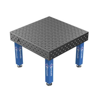 Welding Table EXPERT on Legs 1200x1200 mm fi28 mm Diagonal Grid