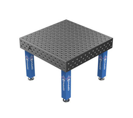 Зварювальний стіл EXPERT на опорах 1200x1200 mm fi28 mm Сітка Діагональна