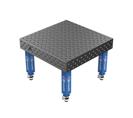 Зварювальний стіл EXPERT на колесах 1200x1200 mm fi28 mm Сітка Діагональна