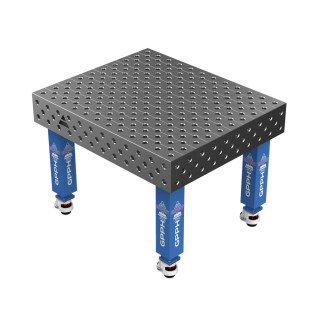 Welding Table EXPERT on Wheels 1200x1000 mm fi28 mm Diagonal Grid