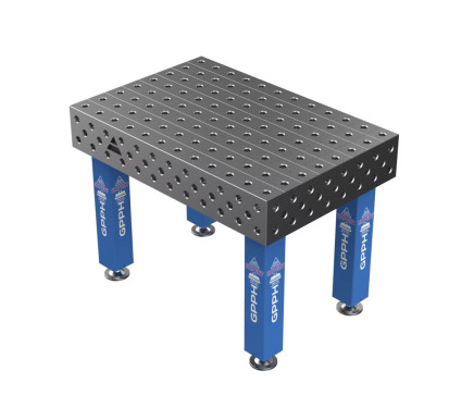 Зварювальний стіл EXPERT на опорах 1200x800 mm fi28 mm Сітка 100x100 mm
