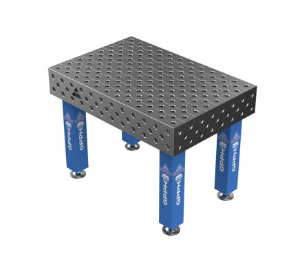 Зварювальний стіл EXPERT на опорах 1200x800 mm fi28 mm Сітка Діагональна