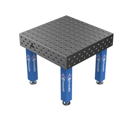 Зварювальний стіл EXPERT на опорах 1000x1000 mm fi28 mm Сітка 100x100 mm