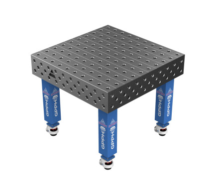 Зварювальний стіл EXPERT на колесах 1000x1000 mm fi28 mm Сітка 100x100 mm