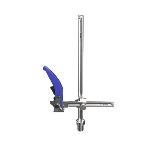 Clamping Clamp with Lever and Adjustable Reach fi28 mm