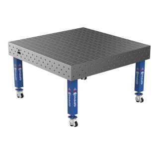 Сварочный стол PRO на колесах 1500x1480 мм fi16 мм Сетка 100x100 мм