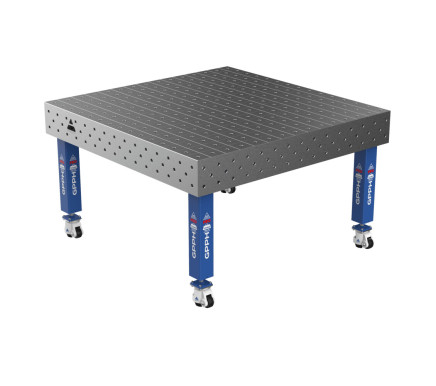 Сварочный стол PRO на колесах 1500x1480 мм fi16 мм Сетка 100x100 мм