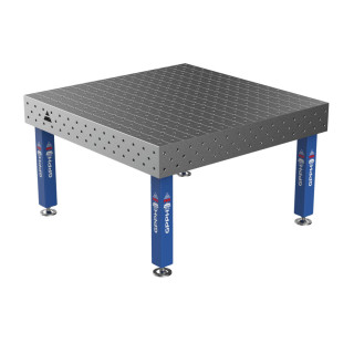 Сварочный стол PRO на опорах 1500x1480 mm fi16 mm Сетка Диагональная