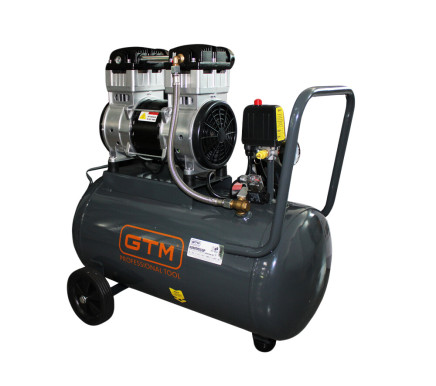 Compressor res-50L 210L/min 1.8kW 8bar 220V 2 cylinders oil-free