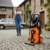 Pressure Washer LT505, pressure - 120/170 bar, flow 7.5 l/min, hose 8m, aluminum pump