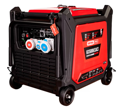 Inverter Gasoline Generator KVITKA PRO KG15000iESAC3 + Oil (13 kW~3ph, 400 V, ATS output) (110-7052)