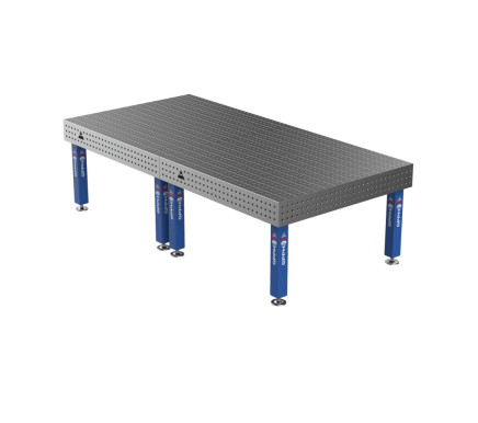 Welding Table PRO on Supports 3000x1480 mm fi16 mm Grid 50x50 mm