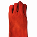 Protective gaiters, red suede, Haisser, reinforced
