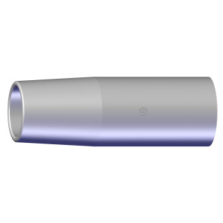 Gas nozzle, electroplating. D 18.0/25/72 mm Gas nozzle, electroplating. D 18.0/25/72 mm