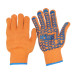 Gloves HB orange, blue PVC Werk