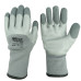 PE gloves, gray, with double gray latex coating, insulated WERK