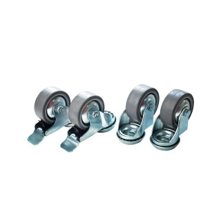 Set of wheels for wire feeders