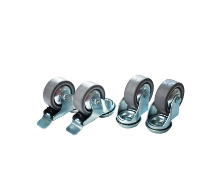 Set of wheels for wire feeders