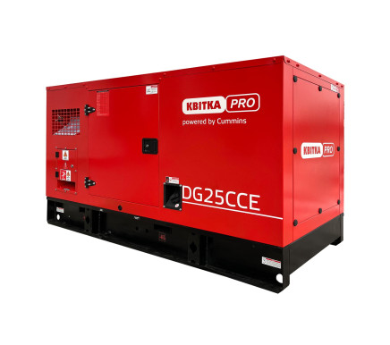 Генератор дизельный 20/22 кВт DG25CCE стартер металл корпус под ATS, ЦВЕТ PRO