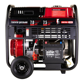 Diesel generator 7.0/7.5 kW SCD9000E (manual+electric start), KVITKA PRO