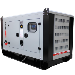 Diesel generator PRIME POWER PPJ66 + ATS unit (52.8 kW, ~3ph)
