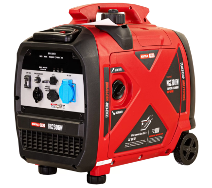 Генератор інверторний в корпусі 1,8/2,3 КВт KG2300iW ручний пуск, КВІТКА PRO