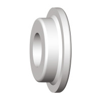 Adapter for collet body with gas lens