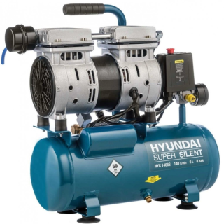 Oil-free compressor Hyundai HYC 1406S (0.75 kW, 140 l/min, 6 l)