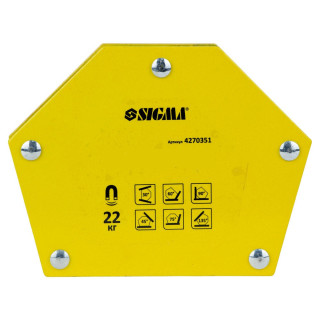 Magnetic trapezoid holder SIGMA 22 kg Magnetic trapezoid holder SIGMA 22 kg