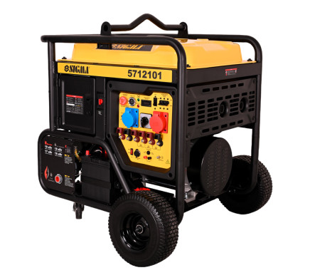 Generator gas/petrol 220-380V 17/19kW two-cylinder 4-stroke SIGMA