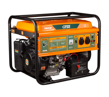 Gasoline generator 220V 7.0/7.5kW 4-stroke electric start GRAD
