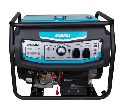 Gasoline generator 220V 6.0/6.5kW 4-stroke electric start SIGMA