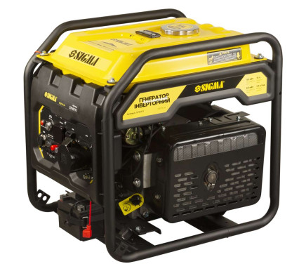 Генератор инверторный бензиновый 220В 5.5/6.0кВт 15л 4-х тактный с выводом под АВР SIGMA